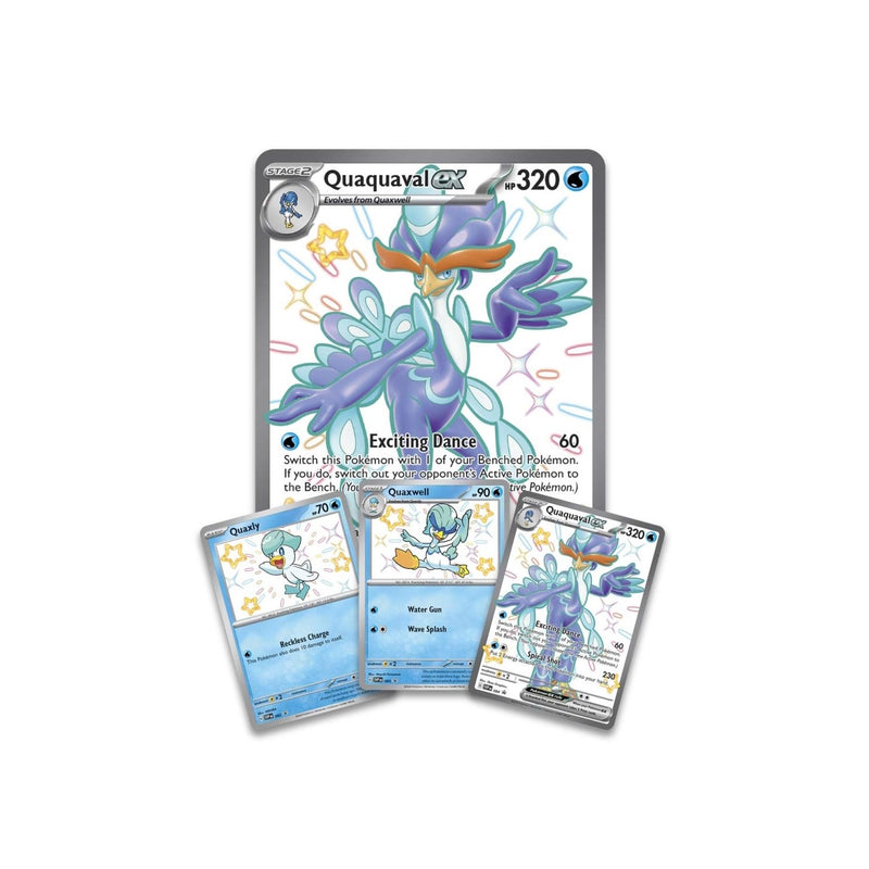 Pokemon TCG: Scarlet & Violet - Paldean Fates Quaquaval EX - Premium Collection Card Game Pokemon