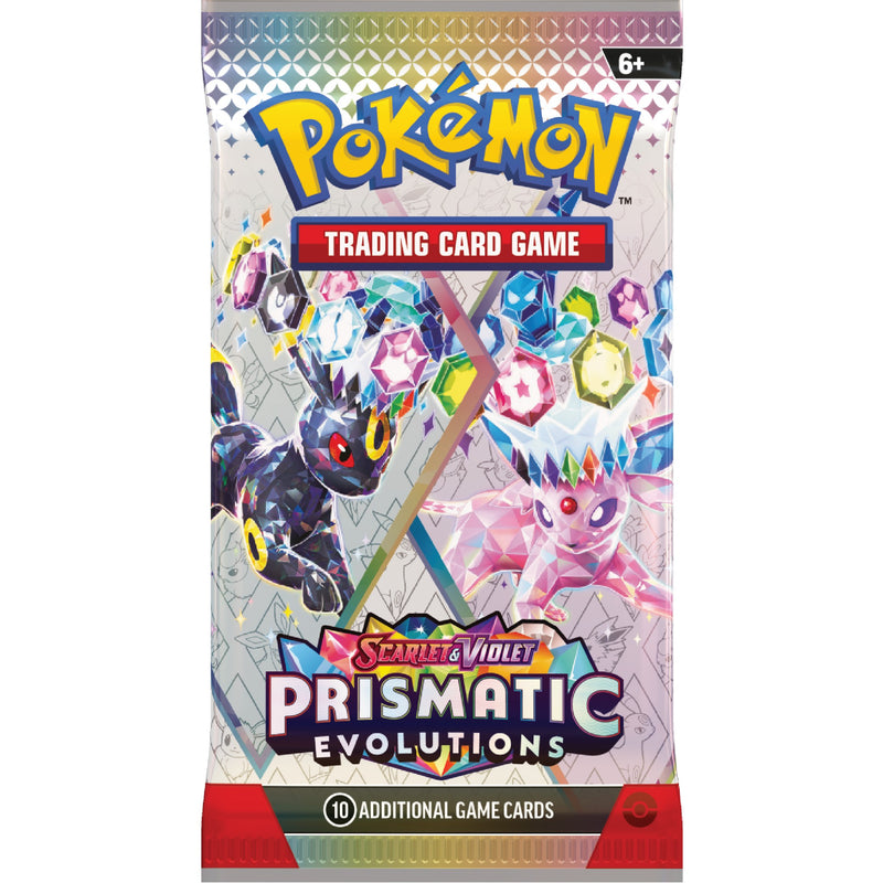 Pokemon TCG: Scarlet & Violet Prismatic Evolutions Loose Booster - 1-Pack Card Game Pokemon