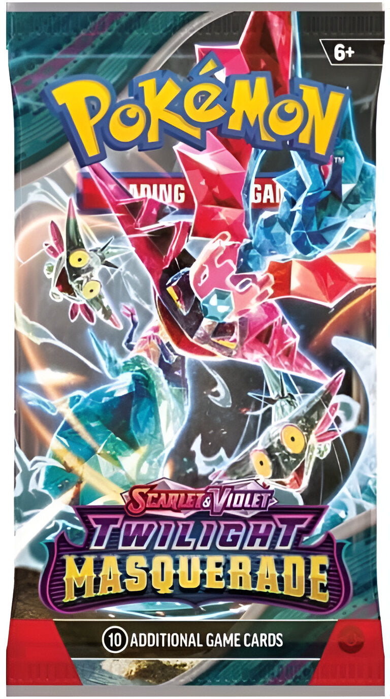 Pokémon TCG: Scarlet & Violet - Twilight Masquerade Loose Booster (1-Pack) Card Game Pokemon