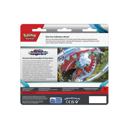 Pokemon TCG: Scarlet and Violet Paradox Rift 3 Booster Pack Blister - Cetitan Card Game Pokemon