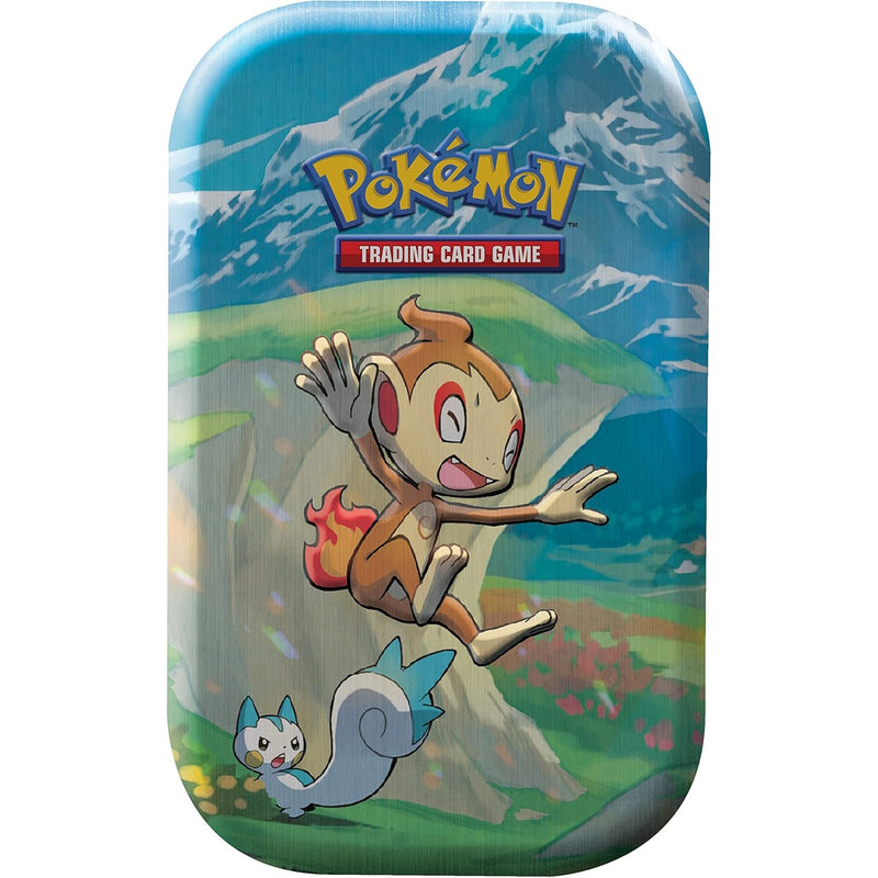 Pokémon TCG: Sinnoh Stars Mini Tin - Chimchar and Pachirisu Card Game Pokemon