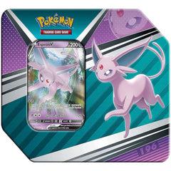 Pokemon TCG: Spring V Heroes Tin - Espeon V - 5 Booster Packs Card Game Pokemon