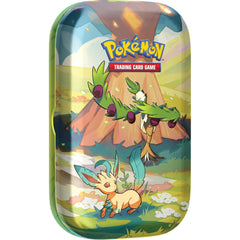 Pokemon TCG: Vibrant Paldea Mini Tins - Arboliva & Leafeon Card Game Pokemon