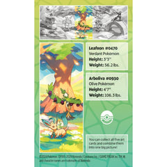 Pokemon TCG: Vibrant Paldea Mini Tins - Arboliva & Leafeon Card Game Pokemon