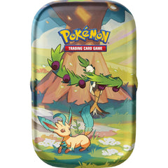 Pokemon TCG: Vibrant Paldea Mini Tins - Arboliva & Leafeon Card Game Pokemon