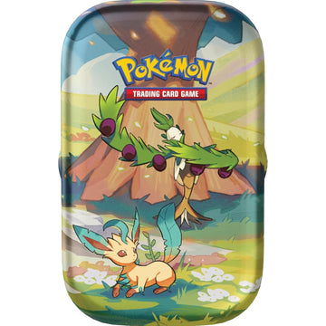 Pokemon TCG: Vibrant Paldea Mini Tins - Arboliva & Leafeon Card Game Pokemon