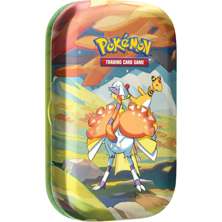 Pokemon TCG: Vibrant Paldea Mini Tins - Espathra & Ampharos Card Game Pokemon