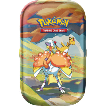 Pokemon TCG: Vibrant Paldea Mini Tins - Espathra & Ampharos Card Game Pokemon
