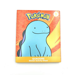 Pokemon x McDonald's Happy Meal Toy 2025 - Quagsire Sticker Activity Sheet and Booster Pack Card Game Pokemon