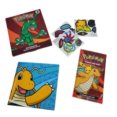 Pokemon x McDonald's Happy Meal Toy 2025 - Rayquaza Sticker Activity Sheet and Booster Pack Card Game Pokemon