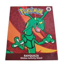 Pokemon x McDonald's Happy Meal Toy 2025 - Rayquaza Sticker Activity Sheet and Booster Pack Card Game Pokemon