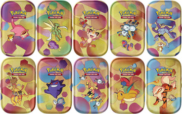 Pokemon TCG: Scarlet & Violet - 151 Mini Tins Display Box (Complete Set of 10) Card Game Pokemon