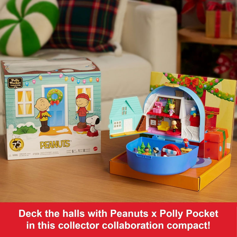 Polly Pocket x Peanuts: Collector Compact Toys & Games Mattel