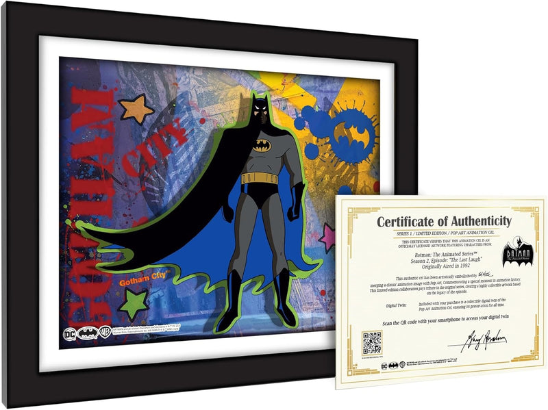 Pop Art: Batman: The Animated Series Animation Cel Scene - Batman The Last Laugh Memorabilia DC Collectibles