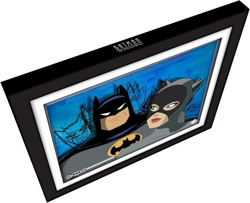 Pop Art: Batman: The Animated Series Animation Cel Scene - Batman and Catwoman Memorabilia DC Collectibles