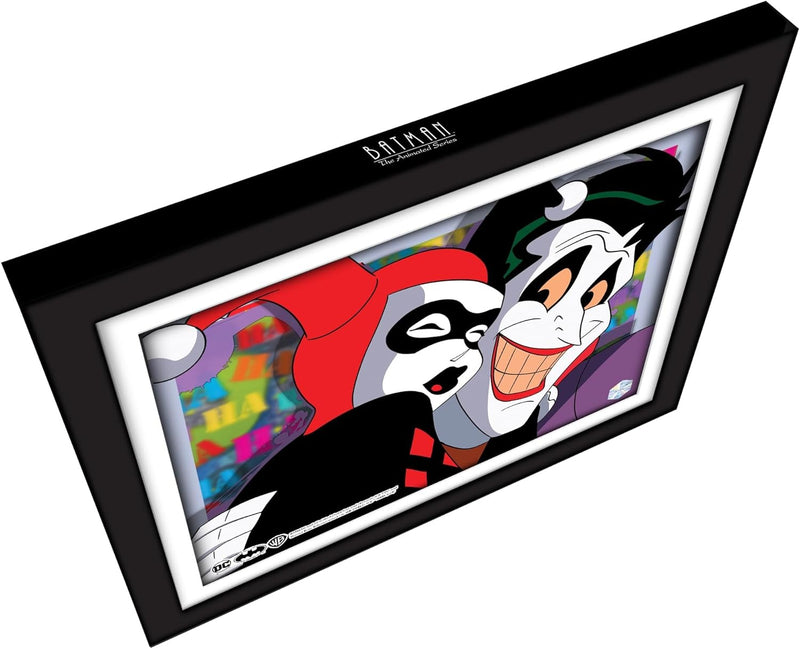 Pop Art: Batman: The Animated Series Animation Cel Scene - Joker and Harley Memorabilia DC Collectibles