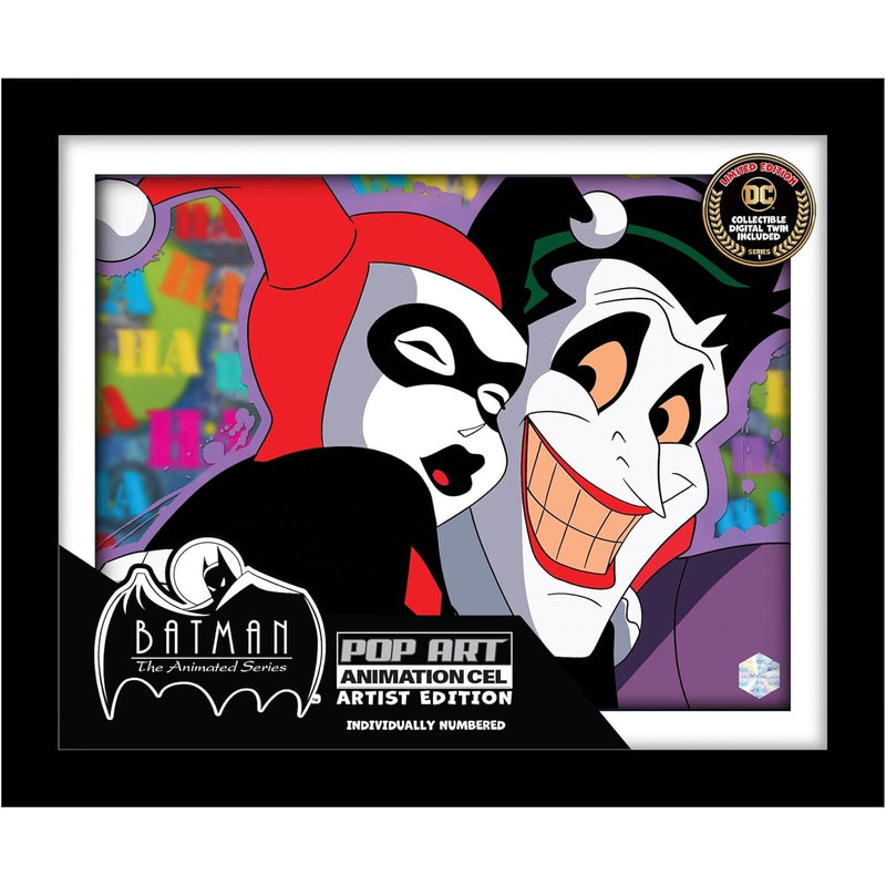 Pop Art: Batman: The Animated Series Animation Cel Scene - Joker and Harley Memorabilia DC Collectibles
