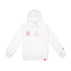 Milk Mocha Bear: Red String Hoodie - Milk Hoodies Milk Mocha Bear
