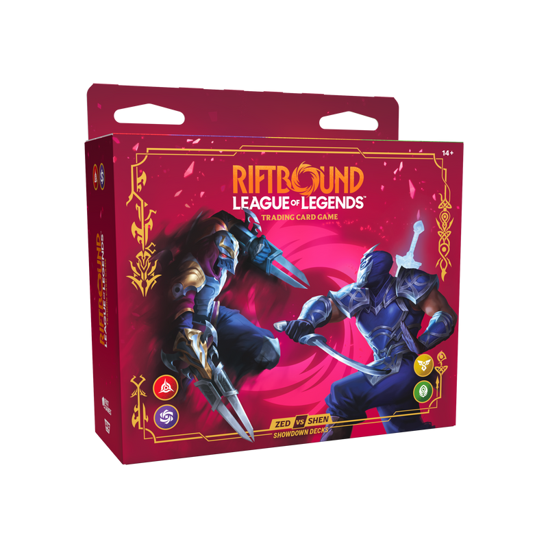 Riftbound League of Legends TCG: Vendetta Zed vs Shen Showdown Deck Card Game UVS Games