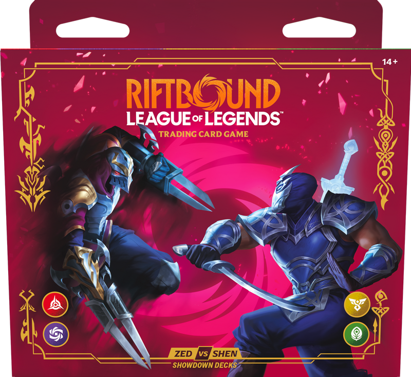 Riftbound League of Legends TCG: Vendetta Zed vs Shen Showdown Deck Card Game UVS Games