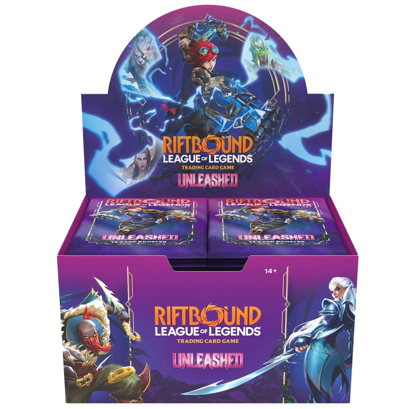 Riftbound League of Legends TCG: Unleashed Booster Box - 24 Packs Card Game UVS Games