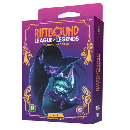 Riftbound League of Legends TCG: Unleashed Vex Champion Deck Card Game UVS Games