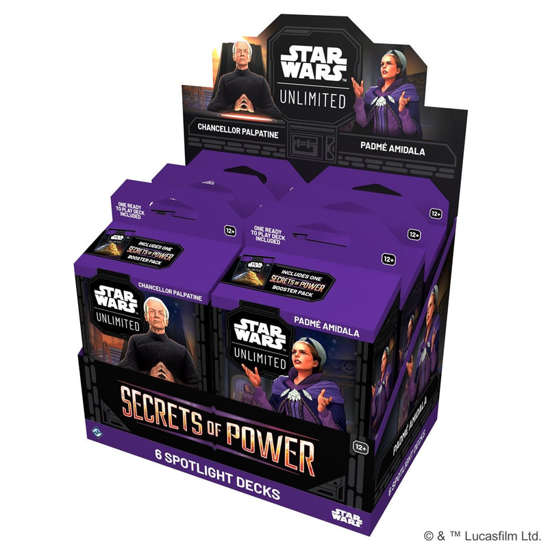 Star Wars Unlimited TCG: Secrets of Power Spotlight Deck - Chancellor Palpatine Card Game Fantasy Flight Games