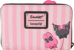 Loungefly: Sanrio My Melody and Kuromi Zip - Around Wallet Clothing and Apparel Loungefly