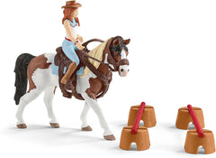Schleich: Horse Club Hannah's Riding Horse 12-Piece Set - 42441 Toys & Games Schleich