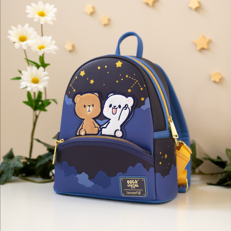Loungefly x Milk Mocha Bear Mini Backpack Clothing and Apparel Milk Mocha Bear