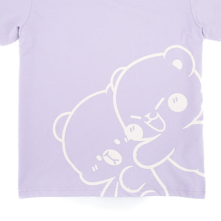 Milk Mocha Bear: Giordano x Milk Mocha Bear: Side Hugging T-Shirts Milk Mocha Bear