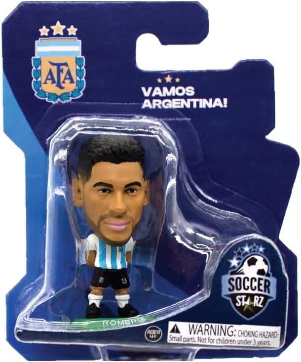 Soccerstarz: Argentina Cristian Romero - New Kit Toys & Games Soccerstarz