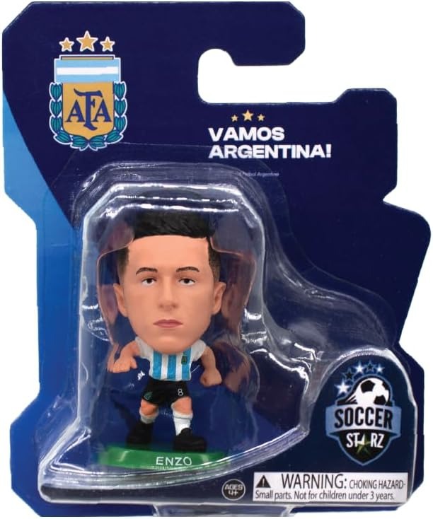 Soccerstarz: Argentina Enzo Fernandez - New Kit Toys & Games Soccerstarz