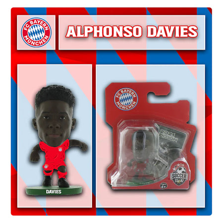 SoccerStarz: Bayern Munich - Alphonso Davies Toy - Collectible Soccerstarz