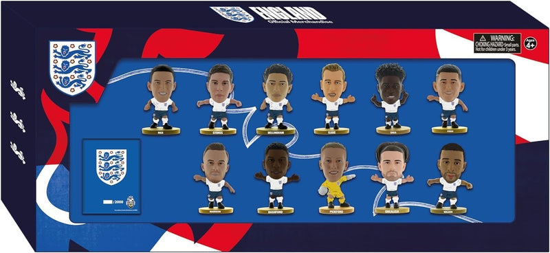 SoccerStarz: England Team Pack 11 - 2024 Version Figures Toys & Games Soccerstarz