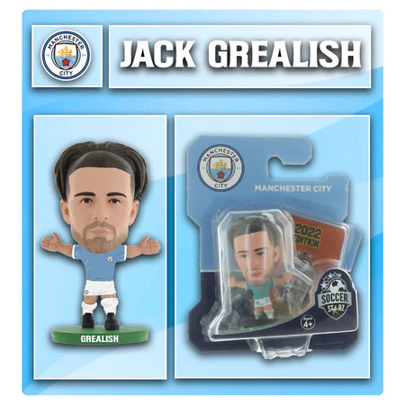SoccerStarz: Manchester City - Jack Grealish Toy - Collectible Soccerstarz