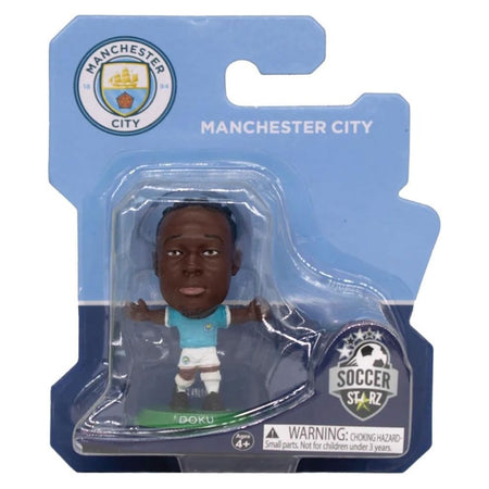 SoccerStarz: Manchester City - Jeremy Doku Toy - Collectible Soccerstarz