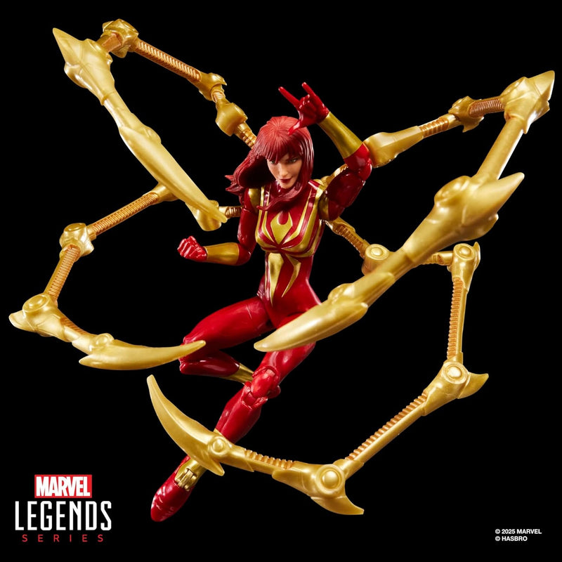 Spider-Man Legends x Magic the Gathering: Iron Spider Action Figure and Card Toys & Games Marvel