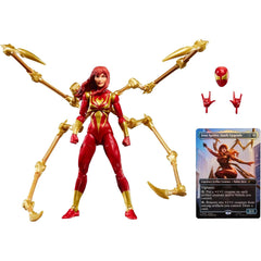 Spider-Man Legends x Magic the Gathering: Iron Spider Action Figure and Card Toys & Games Marvel