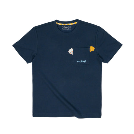 Giordano X Milk Mocha Bear: Peek-a-Pocket T-Shirts Milk Mocha Bear