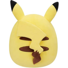 Squishmallow Pokemon Winking Pikachu Plush - 10" Memorabilia Jazwares