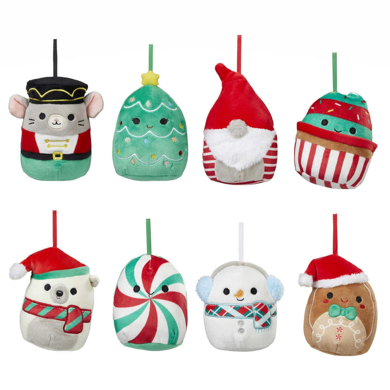 Squishmallows: Holiday Christmas Classic Collection - 8 Pack 4” Plush Ornament Toys & Games Kellytoy
