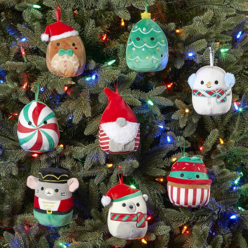 Squishmallows: Holiday Christmas Classic Collection - 8 Pack 4” Plush Ornament Toys & Games Kellytoy