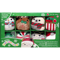 Squishmallows: Holiday Christmas Classic Collection - 8 Pack 4” Plush Ornament Toys & Games Kellytoy