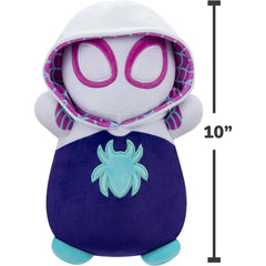 Squishmallows: Hug Mees Spidey and Friends - Ghost Spider 10-Inch Plush Toys & Games Jazwares