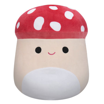 Squishmallows: Malcolm the Red Spotted Mushroom 14-Inch Plush Toys & Games Jazwares