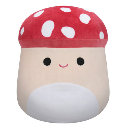 Squishmallows: Malcolm the Red Spotted Mushroom 14-Inch Plush Toys & Games Jazwares
