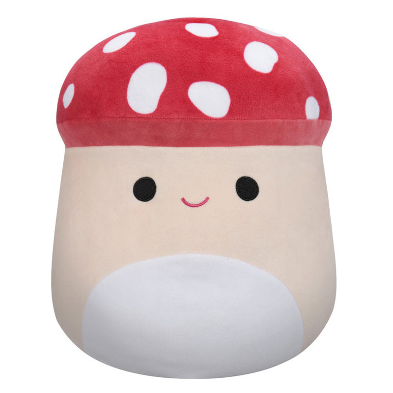 Squishmallows: Malcolm the Red Spotted Mushroom 14-Inch Plush Toys & Games Jazwares