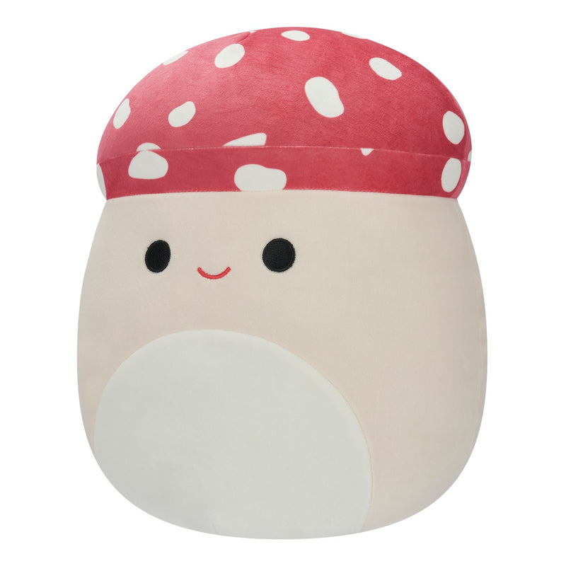 Squishmallows: Malcolm the Red Spotted Mushroom 14-Inch Plush Toys & Games Jazwares