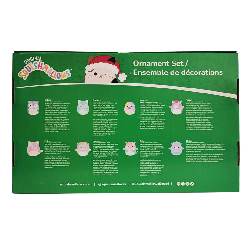 Squishmallows: 8-Pack Fantasy Ornament 2023 Set Toys & Games Kellytoy